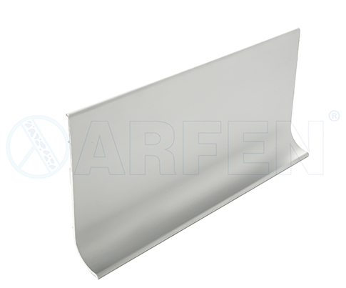 L-shaped aluminum baseboard ASP91